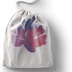 بوناميزون شنطة منتجات قطنية مطبوعة مع رباط، شنطة بقالة قابلة لاعادة الاستخدام، اكياس صديقة للبيئة وقابلة للتحلل البيولوجي، شنطة سفر، شنط تسوق، صديقة للبيئة، قابلة للطي، المقاس: 12×15 سم