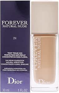 ديور كريم اساس ناتشورال نود من كريستيان فوريفر - 2N محايد للنساء 1 اونصة لنوع البشرة كل الأنواعة