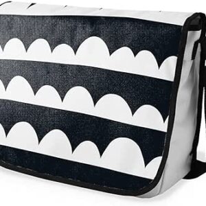 بوناميزون شنطة ماسنجر مدرسية مطبوعة رقميا للطلاب، شنطة كروس بودي وشنطة ساعي، شنطة كتف للمدرسة، العودة الى المدرسة، المقاس: 29 × 36 سم