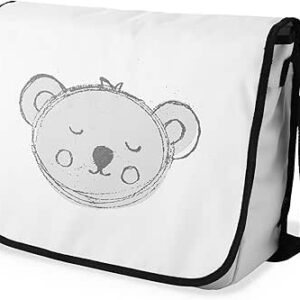 شنطة ماسنجر مدرسية مطبوعة رقمية بحزام اسود للبنات والاولاد من لو جاردين دو لين، شنطة ماسنجر للطلاب، شنط كتف مقاس 29 × 36 سم