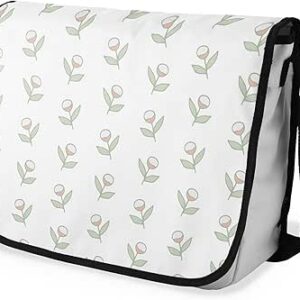 بوناميزون شنطة ماسنجر مدرسية مطبوعة رقميا مع حزام اسود للطلاب، شنطة كروس وشنطة ساعي، شنطة كتف للمدرسة، العودة الى المدرسة، المقاس: 29 × 36 سم