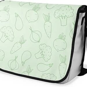 شنطة ماسنجر مدرسية مطبوعة رقمية بحزام اسود للبنات والاولاد من لو جاردين دو لين، شنطة ماسنجر للطلاب، شنط كتف مقاس 29 × 36 سم