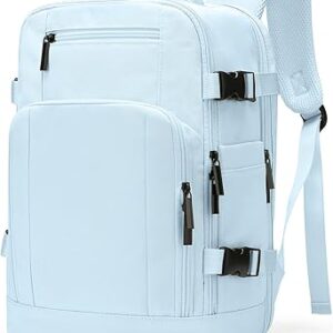 حقائب مقصورة رايان اير من زد اتش اكس اكس 40 × 20 × 25 تحمل تحت المقعد، شنطة امتعة يد مقاومة للماء للسفر بحجم المقصورة شنطة مقصورة رايان اير مع منفذ شحن وجيب مضاد للسرقة