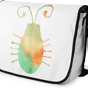 بوناميزون شنطة ماسنجر مدرسية مطبوعة رقميا مع حزام اسود للطلاب، شنطة كروس وشنطة ساعي، شنطة كتف للمدرسة، العودة الى المدرسة، المقاس: 29 × 36 سم