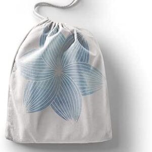 بوناميزون شنطة منتجات قطنية مطبوعة مع رباط، شنطة بقالة قابلة لاعادة الاستخدام، اكياس صديقة للبيئة وقابلة للتحلل البيولوجي، شنطة سفر، شنط تسوق، صديقة للبيئة، قابلة للطي، المقاس: 12×15 سم، قماش