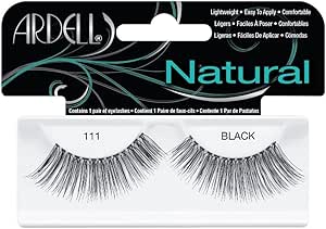 رموش صناعية طبيعية احترافية، 111 أسود - 65089