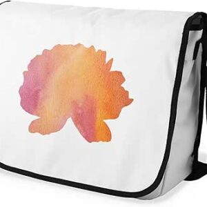 بوناميزون شنطة ماسنجر مدرسية مطبوعة رقميا مع حزام اسود للطلاب، شنطة كروس وشنطة ساعي، شنطة كتف للمدرسة، العودة الى المدرسة، المقاس: 29 × 36 سم