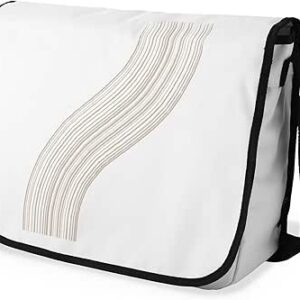 بوناميزون شنطة ماسنجر مدرسية مطبوعة رقميا مع حزام اسود للطلاب، شنطة كروس وشنطة ساعي، شنطة كتف للمدرسة، العودة الى المدرسة، المقاس: 29 × 36 سم