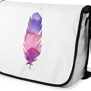 شنطة ماسنجر مدرسية مطبوعة رقمية بحزام اسود للبنات والاولاد من لو جاردين دو لين، شنطة ماسنجر للطلاب، شنط كتف مقاس 29 × 36 سم