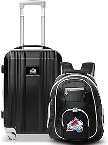 دينكو مجموعة حقائب سفر كولورادو افالانش مكونة من قطعتين تتضمن حقيبة دوارة صلبة بلونين مقاس 21 انش وشنطة ظهر للاب توب مقاس 19 انش