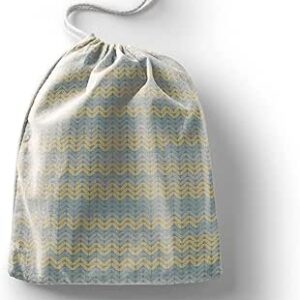 بوناميزون شنطة منتجات قطنية مطبوعة مع رباط، شنطة بقالة قابلة لاعادة الاستخدام، اكياس صديقة للبيئة وقابلة للتحلل البيولوجي، شنطة سفر، شنط تسوق، صديقة للبيئة، قابلة للطي، المقاس: 12×15 سم، قماش