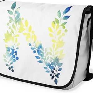 بوناميزون شنطة ماسنجر مدرسية مطبوعة رقميا مع حزام اسود للطلاب، شنطة كروس وشنطة ساعي، شنطة كتف للمدرسة، العودة الى المدرسة، المقاس: 29 × 36 سم