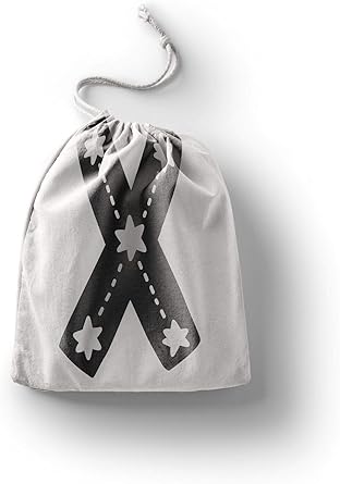 بوناميزون شنطة منتجات قطنية مطبوعة مع رباط، شنطة بقالة قابلة لاعادة الاستخدام، اكياس صديقة للبيئة وقابلة للتحلل البيولوجي، شنطة سفر، شنط تسوق، صديقة للبيئة، قابلة للطي، المقاس: 20×30 سم