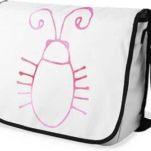 بوناميزون شنطة ماسنجر مدرسية مطبوعة رقميا مع حزام اسود للطلاب، شنطة كروس وشنطة ساعي، شنطة كتف للمدرسة، العودة الى المدرسة، المقاس: 29 × 36 سم