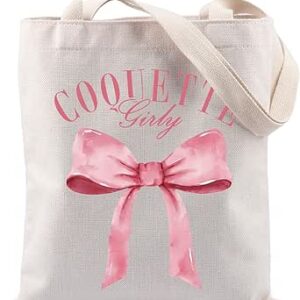 ليجيب بيردجوت شنطة يد كبيرة توت للبنات من كوكويت باللون الزهري، مصنوعة من القماش الناعم وقابلة لاعادة الاستخدام وقابلة لاعادة الاستخدام، شنطة تسوق Y2K