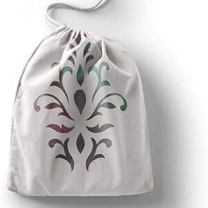 بوناميزون شنطة منتجات قطنية مطبوعة مع رباط، شنطة بقالة قابلة لاعادة الاستخدام، اكياس صديقة للبيئة وقابلة للتحلل البيولوجي، شنطة سفر، شنط تسوق، صديقة للبيئة، قابلة للطي، المقاس: 12×15 سم، قماش