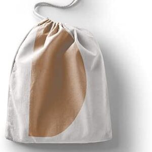 بوناميزون شنطة منتجات قطنية مطبوعة مع رباط، شنطة بقالة قابلة لاعادة الاستخدام، اكياس صديقة للبيئة وقابلة للتحلل البيولوجي، شنطة سفر، شنط تسوق، صديقة للبيئة، قابلة للطي، المقاس: 20×30 سم، لوحة قماشية