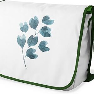 شنطة ماسنجر مدرسية مطبوعة رقميا مع احزمة كاكي للبنات والاولاد من لو جاردين دو لين، شنطة ماسنجر للطلاب، شنط كتف مقاس 29 × 36 سم