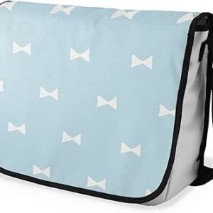 شنطة ماسنجر مدرسية مطبوعة رقمية بحزام اسود للبنات والاولاد من لو جاردين دو لين، شنطة ماسنجر للطلاب، شنط كتف مقاس 29 × 36 سم