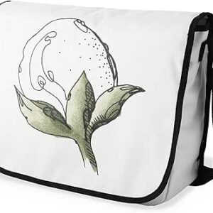 شنطة ماسنجر مدرسية مطبوعة رقمية بحزام اسود للبنات والاولاد من لو جاردين دو لين، شنطة ماسنجر للطلاب، شنط كتف مقاس 29 × 36 سم