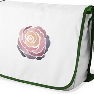 شنطة ماسنجر مدرسية مطبوعة رقميا مع احزمة كاكي للبنات والاولاد من لو جاردين دو لين، شنطة ماسنجر للطلاب، شنط كتف مقاس 29 × 36 سم