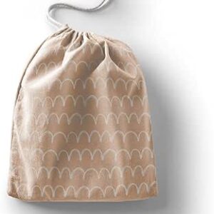 بوناميزون شنطة منتجات قطنية مطبوعة مع رباط، شنطة بقالة قابلة لاعادة الاستخدام، اكياس صديقة للبيئة وقابلة للتحلل البيولوجي، شنطة سفر، شنط تسوق، صديقة للبيئة، قابلة للطي، المقاس: 12×15 سم، قماش