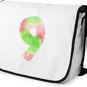 بوناميزون شنطة ماسنجر مدرسية مطبوعة رقميا مع حزام اسود للطلاب، شنطة كروس وشنطة ساعي، شنطة كتف للمدرسة، العودة الى المدرسة، المقاس: 29 × 36 سم