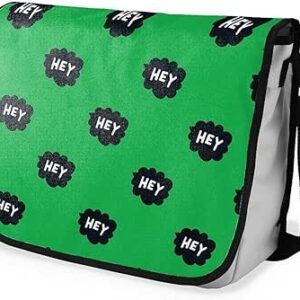 بوناميزون شنطة ماسنجر مدرسية مطبوعة رقميا للطلاب، شنطة كروس بودي وشنطة ساعي، شنطة كتف للمدرسة، العودة الى المدرسة، المقاس: 29 × 36 سم