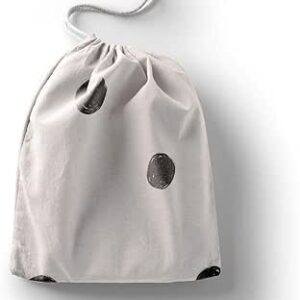 بوناميزون شنطة منتجات قطنية مطبوعة مع رباط، شنطة بقالة قابلة لاعادة الاستخدام، اكياس صديقة للبيئة وقابلة للتحلل البيولوجي، شنطة سفر، شنط تسوق، صديقة للبيئة، قابلة للطي، المقاس: 12×15 سم