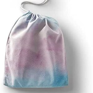 بوناميزون شنطة منتجات قطنية مطبوعة مع رباط، شنطة بقالة قابلة لاعادة الاستخدام، اكياس صديقة للبيئة وقابلة للتحلل البيولوجي، شنطة سفر، شنط تسوق، صديقة للبيئة، قابلة للطي، المقاس: 12×15 سم