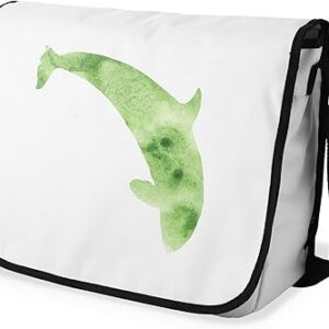 بوناميزون شنطة ماسنجر مدرسية مطبوعة رقميا مع حزام اسود للطلاب، شنطة كروس وشنطة ساعي، شنطة كتف للمدرسة، العودة الى المدرسة، المقاس: 29 × 36 سم