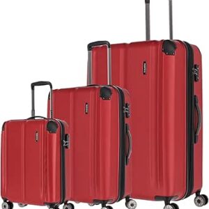 طقم كوفر من ترافيلايت خفيف ومرن وآمن: "City"-hartschalenkoffer für Urlaub and Business (Auch mit Vortasche) طقم كوفر (L/M/S)