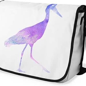 بوناميزون شنطة ماسنجر مدرسية مطبوعة رقميا مع حزام اسود للطلاب، شنطة كروس وشنطة ساعي، شنطة كتف للمدرسة، العودة الى المدرسة، المقاس: 29 × 36 سم