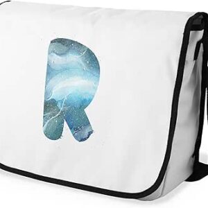 بوناميزون شنطة ماسنجر مدرسية مطبوعة رقميا مع حزام اسود للطلاب، شنطة كروس وشنطة ساعي، شنطة كتف للمدرسة، العودة الى المدرسة، المقاس: 29 × 36 سم