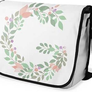 شنطة ماسنجر مدرسية مطبوعة رقمية بحزام اسود للبنات والاولاد من لو جاردين دو لين، شنطة ماسنجر للطلاب، شنط كتف مقاس 29 × 36 سم