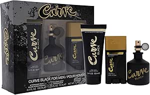 طقم هدايا من ليز كليبورن كيرف أسود للرجال من 3 قطع