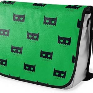 بوناميزون شنطة ماسنجر مدرسية مطبوعة رقميا للطلاب، شنطة كروس بودي وشنطة ساعي، شنطة كتف للمدرسة، العودة الى المدرسة، المقاس: 29 × 36 سم، ألوان متعددة