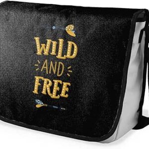 بوناميزون شنطة ماسنجر مدرسية مطبوعة رقميا للطلاب، شنطة كروس بودي وشنطة ساعي، شنطة كتف للمدرسة، العودة الى المدرسة، المقاس: 29 × 36 سم، ألوان متعددة