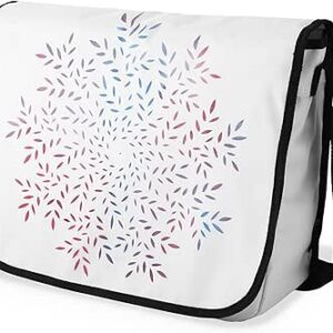 شنطة ماسنجر مدرسية مطبوعة رقمية بحزام اسود للبنات والاولاد من لو جاردين دو لين، شنطة ماسنجر للطلاب، شنط كتف مقاس 29 × 36 سم