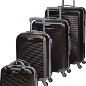 تشاليش حقائب سفر بعجلات للجنسين 4 قطع ، بني