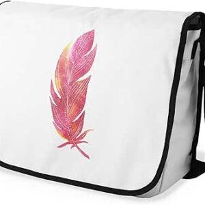 بوناميزون شنطة ماسنجر مدرسية مطبوعة رقميا مع حزام اسود للطلاب، شنطة كروس وشنطة ساعي، شنطة كتف للمدرسة، العودة الى المدرسة، المقاس: 29 × 36 سم