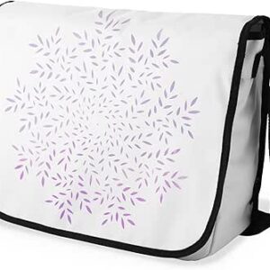 بوناميزون شنطة ماسنجر مدرسية مطبوعة رقميا مع حزام اسود للطلاب، شنطة كروس وشنطة ساعي، شنطة كتف للمدرسة، العودة الى المدرسة، المقاس: 29 × 36 سم