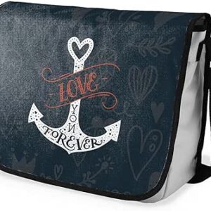 بوناميزون شنطة ماسنجر مدرسية مطبوعة رقميا للطلاب، شنطة كروس بودي وشنطة ساعي، شنطة كتف للمدرسة، العودة الى المدرسة، المقاس: 29 × 36 سم، ألوان متعددة