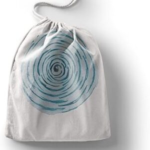 بوناميزون شنطة منتجات قطنية مطبوعة مع رباط، شنطة بقالة قابلة لاعادة الاستخدام، اكياس صديقة للبيئة وقابلة للتحلل البيولوجي، شنطة سفر، شنط تسوق، صديقة للبيئة، قابلة للطي، المقاس: 12×15 سم، قماش