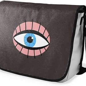 بوناميزون شنطة ماسنجر مدرسية مطبوعة رقميا للطلاب، شنطة كروس بودي وشنطة ساعي، شنطة كتف للمدرسة، العودة الى المدرسة، المقاس: 29 × 36 سم، ألوان متعددة