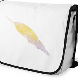 شنطة ماسنجر مدرسية مطبوعة رقمية بحزام اسود للبنات والاولاد من لو جاردين دو لين، شنطة ماسنجر للطلاب، شنط كتف مقاس 29 × 36 سم