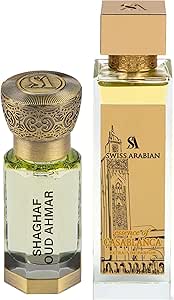 عطر ايسنس اوف كازابلانكا 100 مل او دي بارفان + شغف عود أحمر 12 من سويس اريبيان