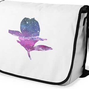 شنطة ماسنجر مدرسية مطبوعة رقمية بحزام اسود للبنات والاولاد من لو جاردين دو لين، شنطة ماسنجر للطلاب، شنط كتف مقاس 29 × 36 سم