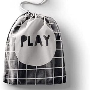 بوناميزون شنطة منتجات قطنية مطبوعة مع رباط، شنطة بقالة قابلة لاعادة الاستخدام، اكياس صديقة للبيئة وقابلة للتحلل البيولوجي، شنطة سفر، شنط تسوق، صديقة للبيئة، قابلة للطي، المقاس: 12×15 سم، قماش