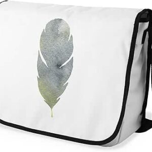 بوناميزون شنطة ماسنجر مدرسية مطبوعة رقميا مع حزام اسود للطلاب، شنطة كروس وشنطة ساعي، شنطة كتف للمدرسة، العودة الى المدرسة، المقاس: 29 × 36 سم